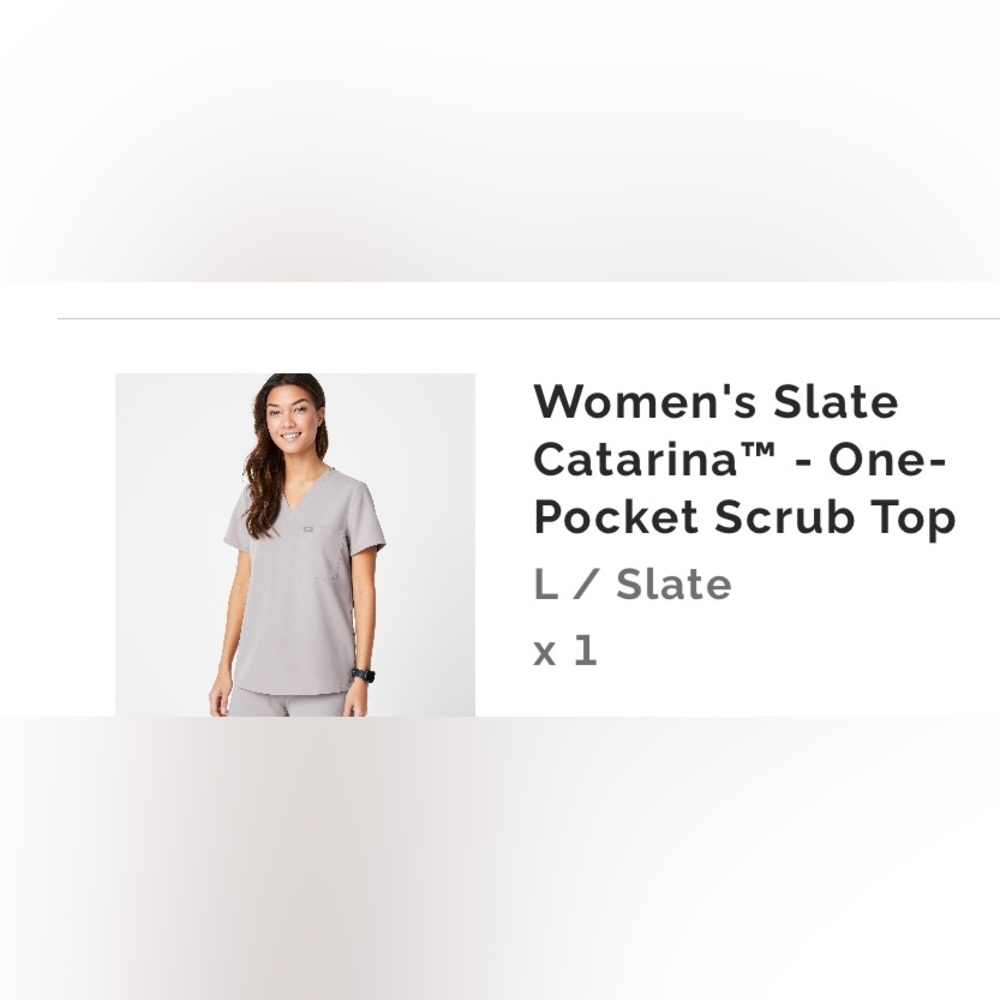 Figs Catarina one pocket scrub top